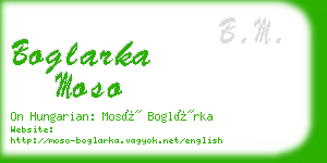 boglarka moso business card
